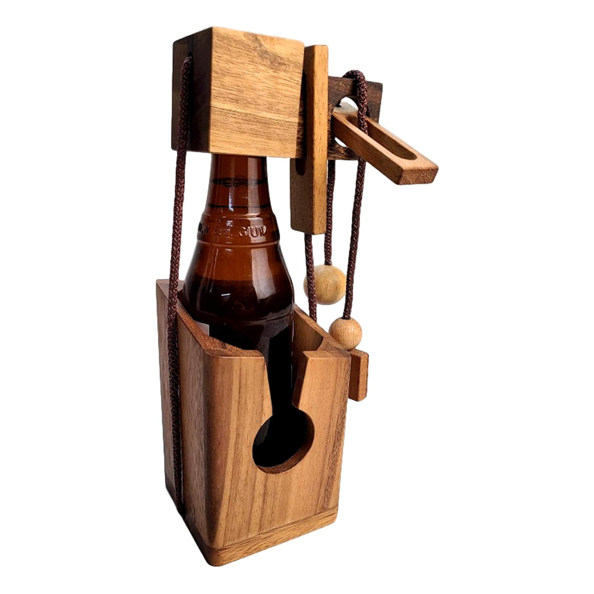 Casse-tête en bois pour bouteilles en verre : idée cadeau - x2, Produits  fun