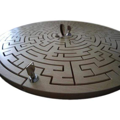 Gated Round Escape Room Key Maze - a Multi Step Key Maze Prop