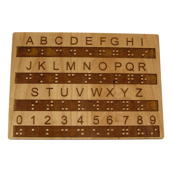 Touch and See Letters - Numbers With Braille - My Tools for Living℠ Retail  Store
